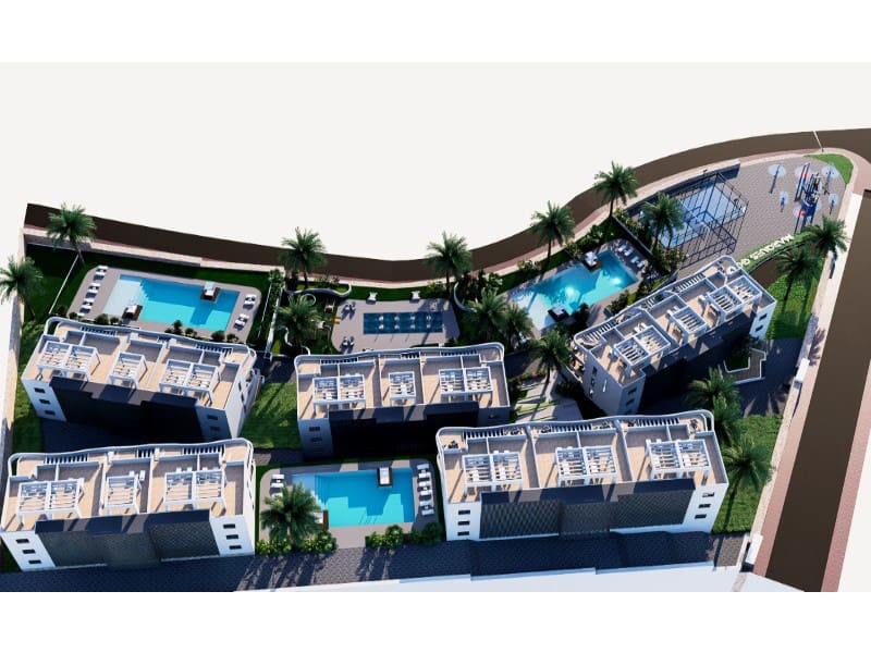2 soveværelse Lejlighed til salg i Finestrat med swimmingpool garage - € 339.900 (Ref: 8493528)