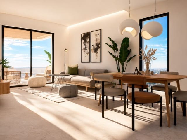 2 chambre Appartement à vendre à Balcón de Finestrat - Terra Marina, Finestrat avec piscine garage - 339 900 € (Ref: 8493528)