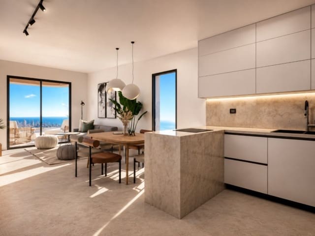 2 chambre Appartement à vendre à Balcón de Finestrat - Terra Marina, Finestrat avec piscine garage - 339 900 € (Ref: 8493528)