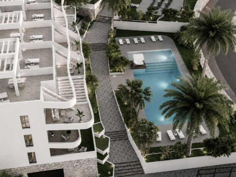 2 sovrum Lägenhet till salu i Finestrat med pool garage - 339 900 € (Ref: 8493528)