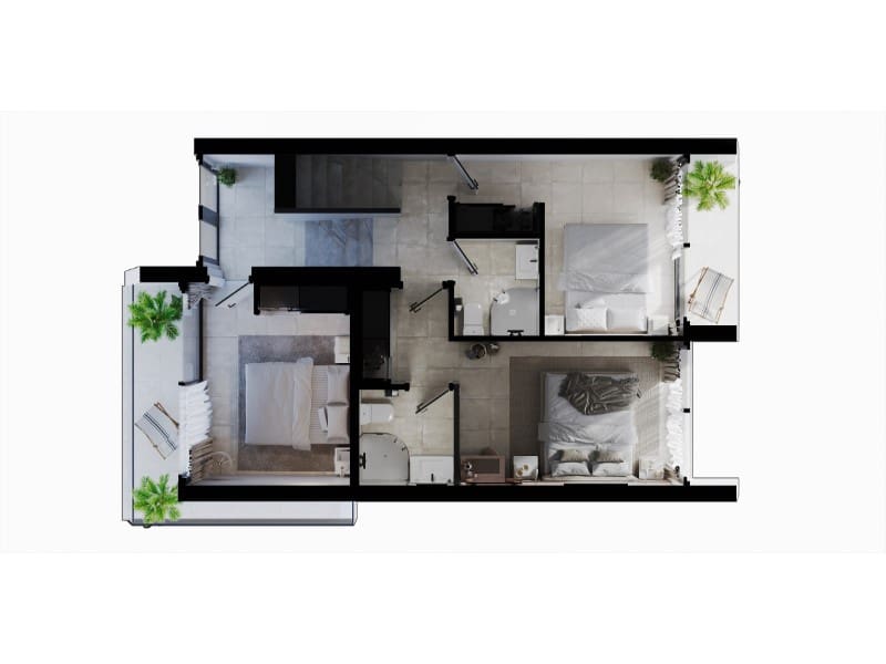 3 soveværelse Semi-Rækkehus til salg i Calpe / Calp - € 755.000 (Ref: 8881525)