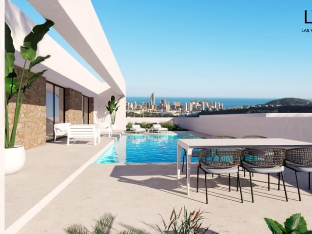3 chambre Villa/Maison à vendre à Balcón de Finestrat - Terra Marina, Finestrat avec piscine - 589 900 € (Ref: 8915649)