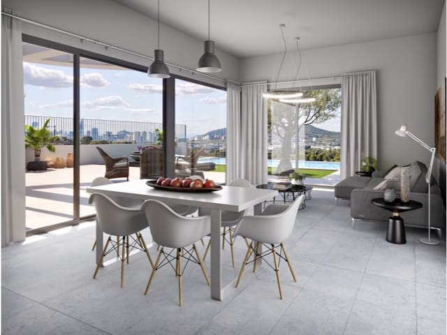 4 soveværelse Villa til salg i Balcón de Finestrat - Terra Marina, Finestrat med garage - € 1.150.000 (Ref: 9112604)