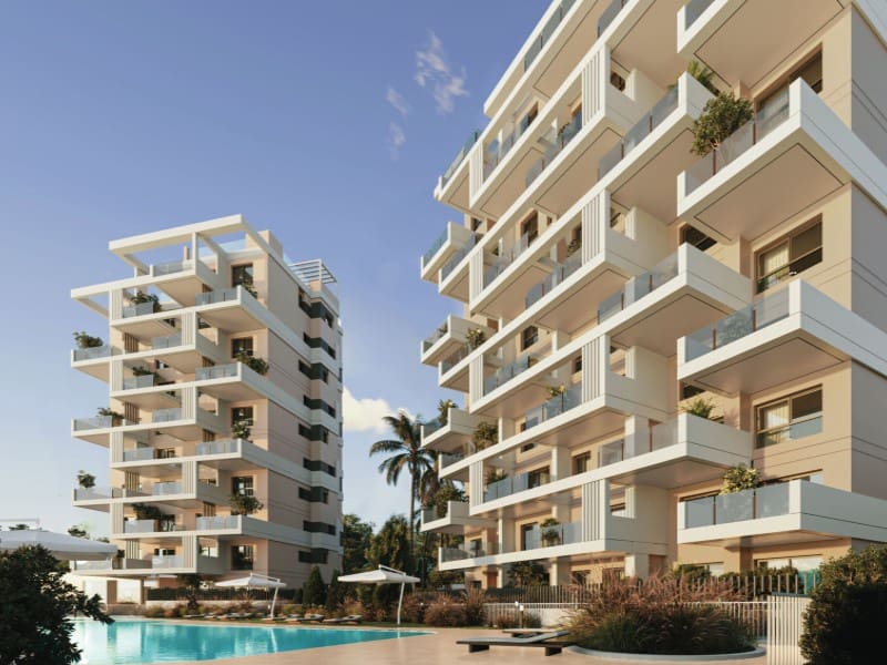 2 chambre Appartement à vendre à Calpe / Calp avec piscine - 360 000 € (Ref: 9815729)