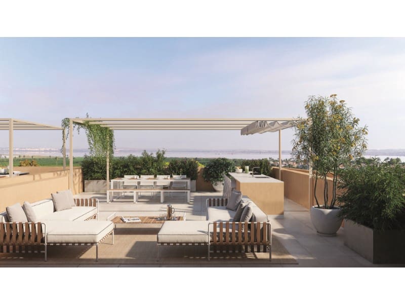 2 Zimmer Apartment zu verkaufen in Torrevieja mit Pool - 259.000 € (Ref: 9815734)