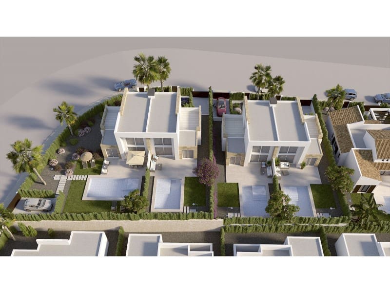 3 Zimmer Doppelhaus zu verkaufen in Algorfa mit Pool - 453.000 € (Ref: 9817884)