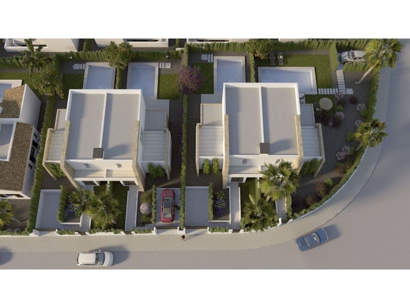 3 Zimmer Doppelhaus zu verkaufen in Algorfa mit Pool - 453.000 € (Ref: 9817884)