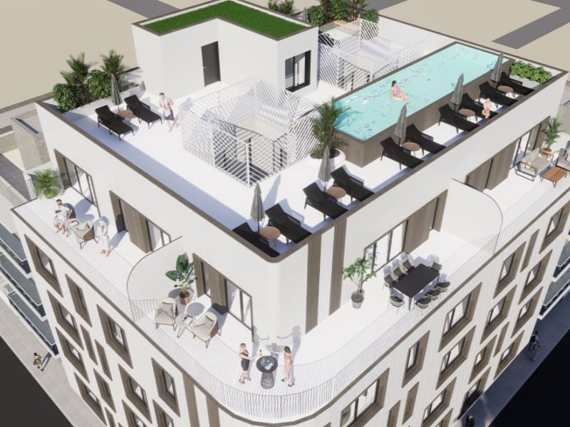 2 sovrum Lägenhet till salu i Torrevieja med pool - 285 000 € (Ref: 9817892)