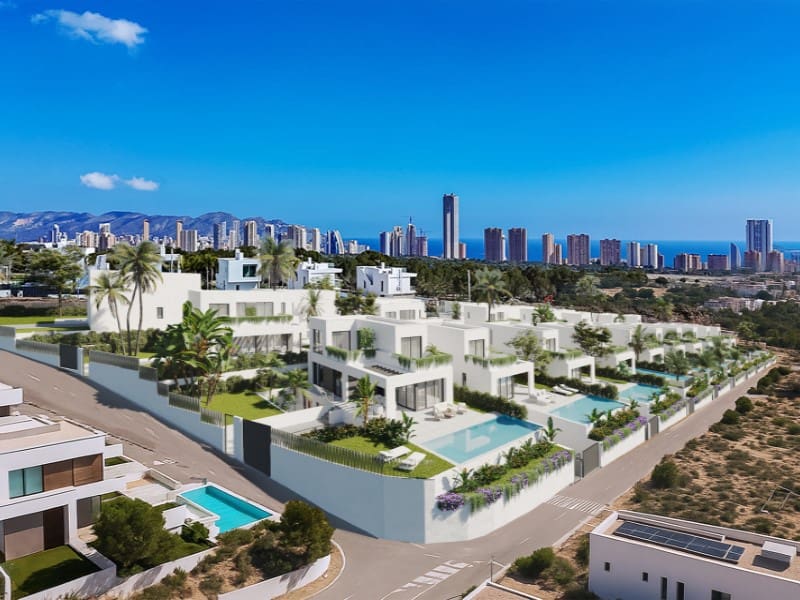 Pareado de 4 habitaciones en Finestrat en venta - 578.500 € (Ref: 9820245)