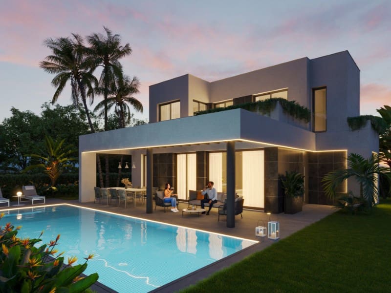 Pareado de 4 habitaciones en Finestrat en venta - 578.500 € (Ref: 9820245)