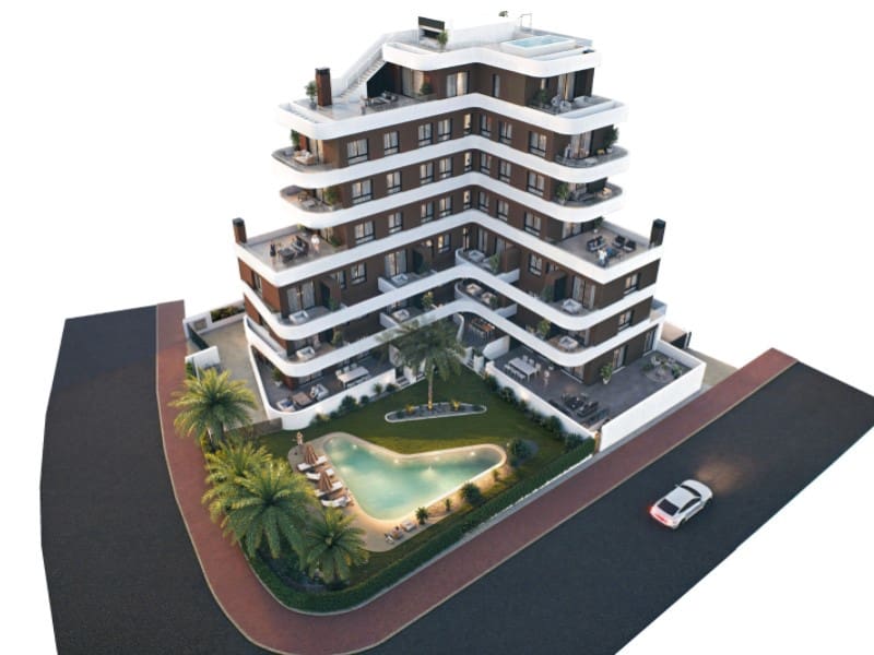 2 bedroom Apartment for sale in Guardamar del Segura with pool - € 305,000 (Ref: 9836194)