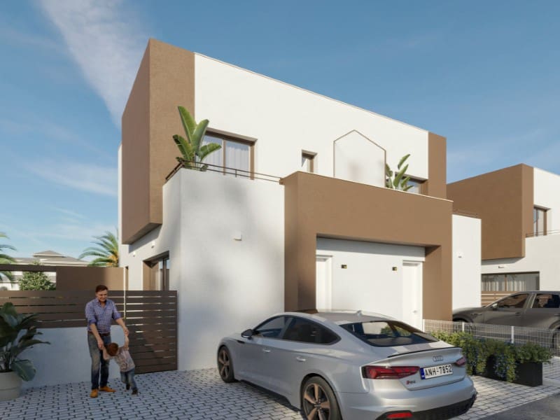 3 makuuhuone Omakotitalo myytävänä paikassa La Marina mukana uima-altaan - 459 000 € (Ref: 9836199)