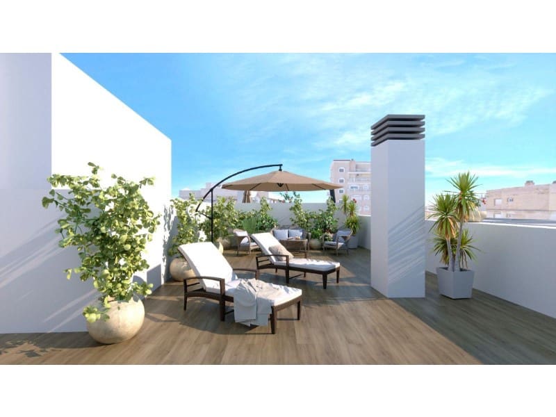 2 chambre Penthouse à vendre à Torrevieja avec piscine - 349 000 € (Ref: 9836207)