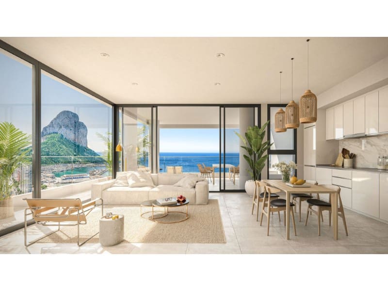 2 sovrum Lägenhet till salu i Calpe / Calp med pool - 620 000 € (Ref: 9842736)