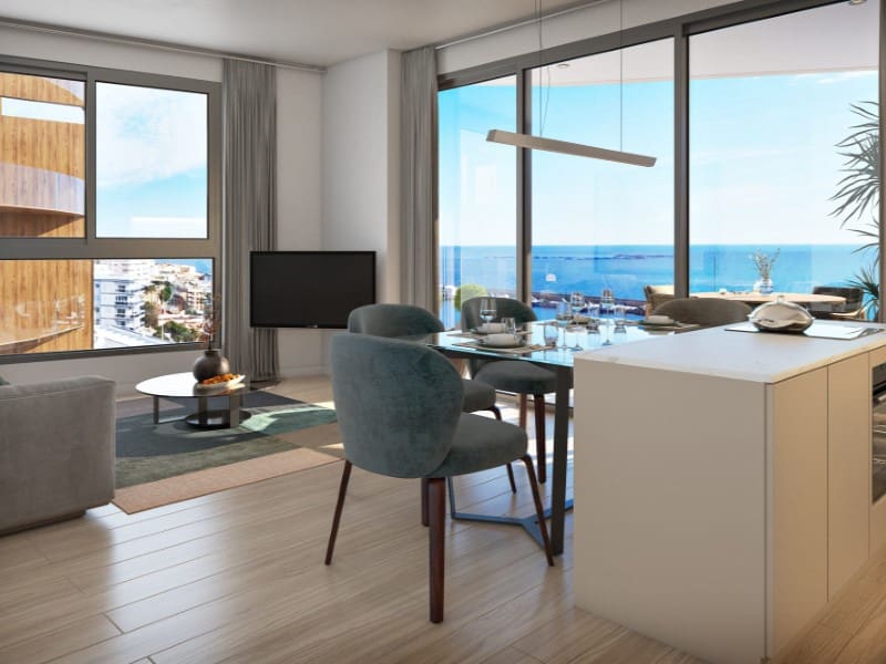 2 slaapkamer Penthouse te koop in La Villajoyosa / Vila Joiosa met zwembad - € 470.000 (Ref: 9845252)