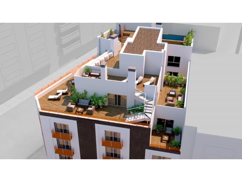 2 chambre Appartement à vendre à Alicante ville - 264 000 € (Ref: 9868419)