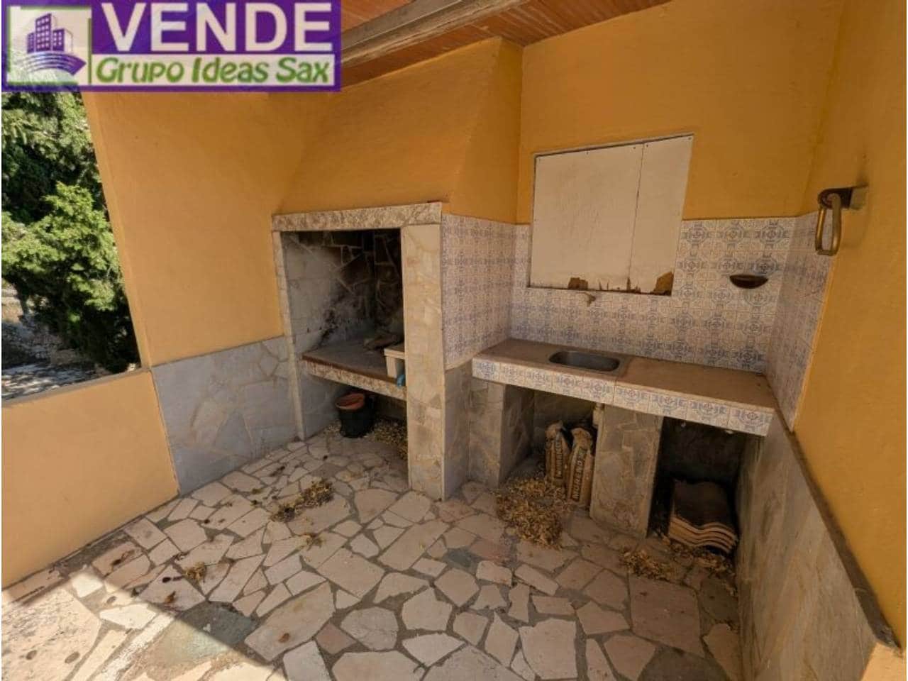 3 slaapkamer Finca/Landhuis te koop in Sax met zwembad garage - € 197.000 (Ref: 10054526)