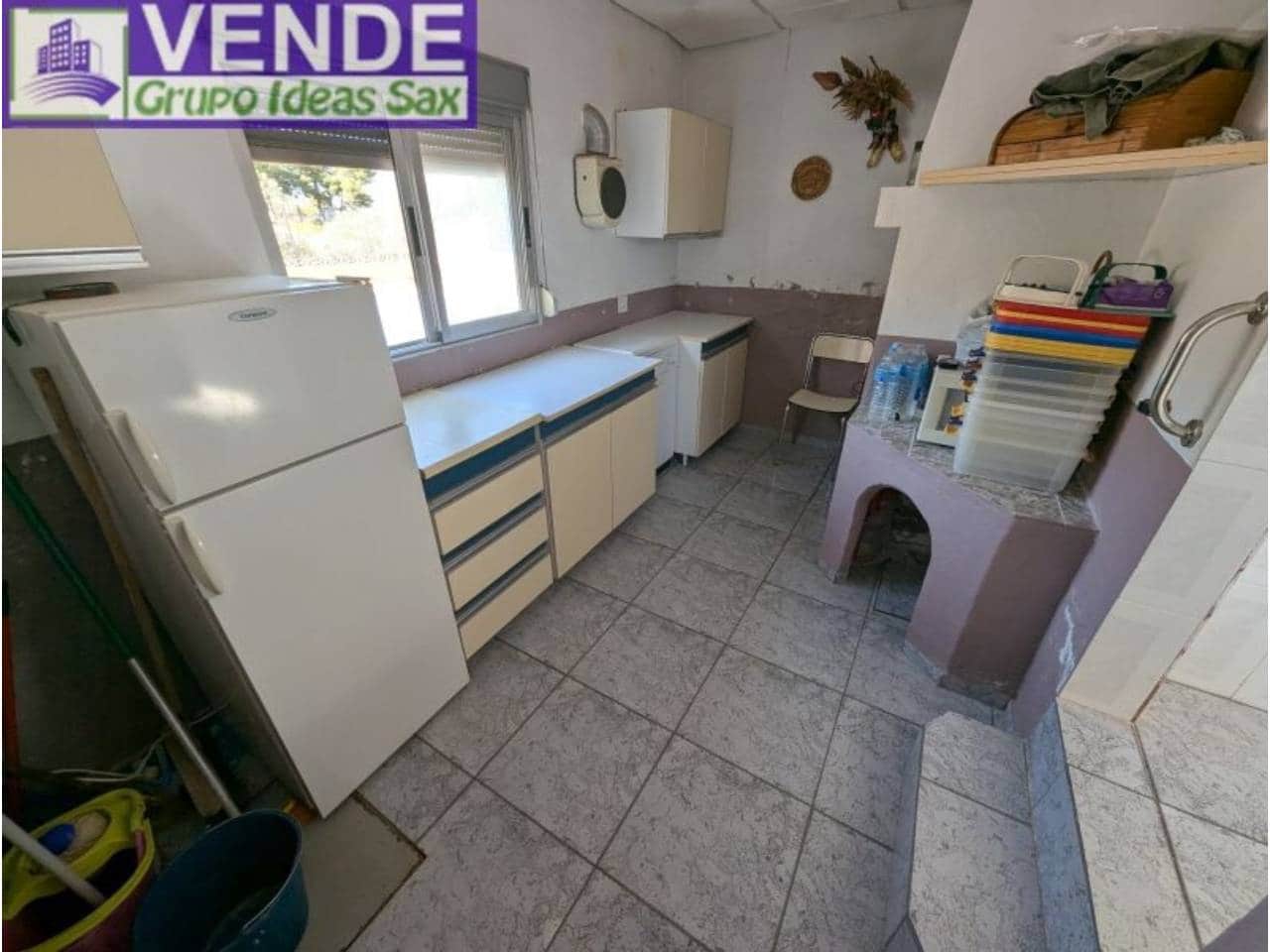 3 slaapkamer Finca/Landhuis te koop in Sax met zwembad garage - € 197.000 (Ref: 10054526)
