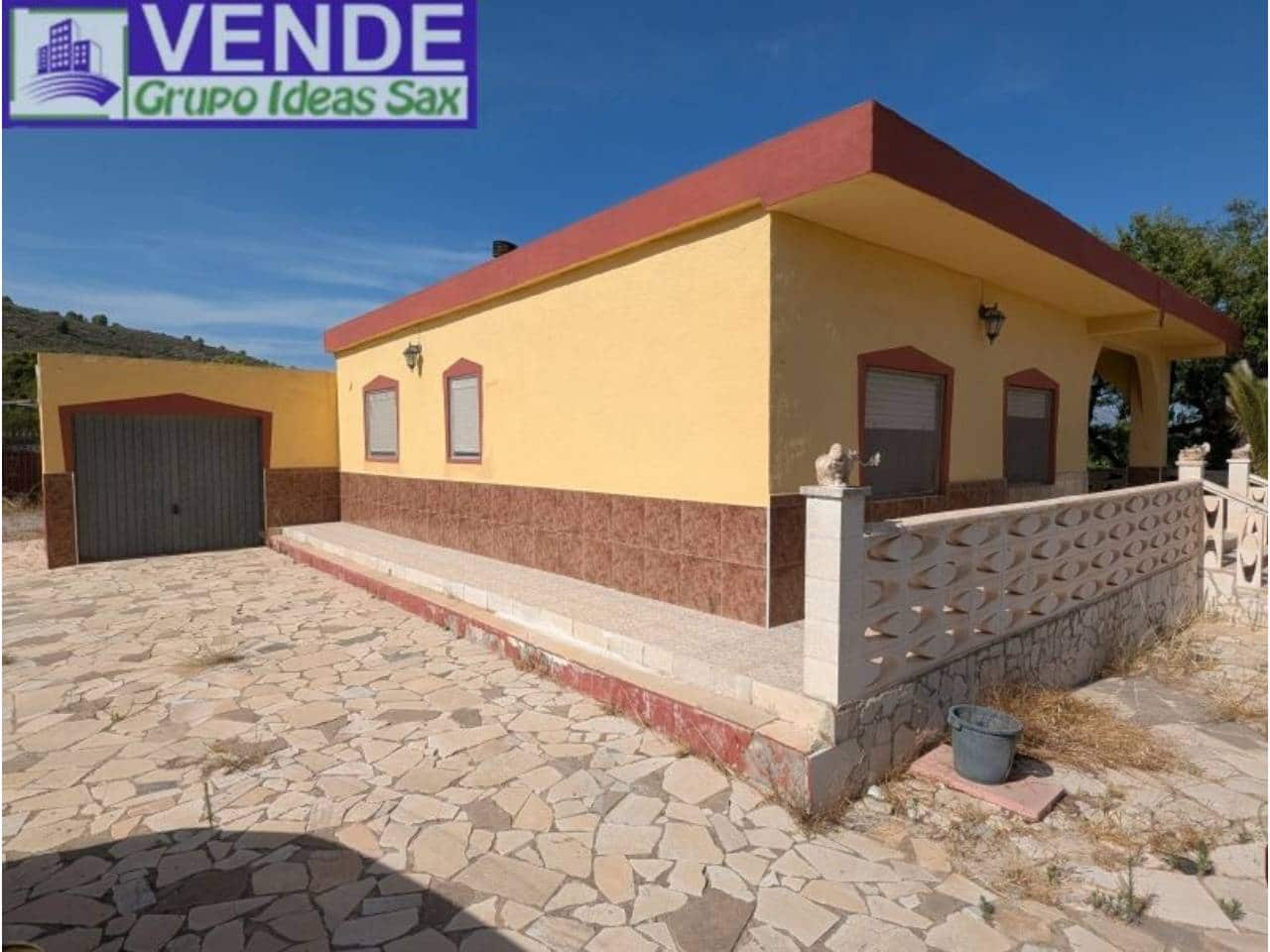 3 slaapkamer Finca/Landhuis te koop in Sax met zwembad garage - € 197.000 (Ref: 10054526)
