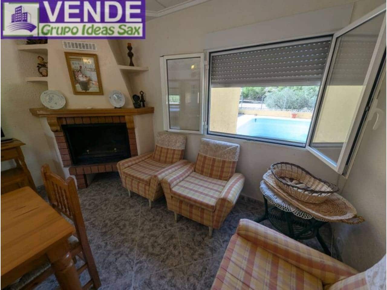 3 slaapkamer Finca/Landhuis te koop in Sax met zwembad garage - € 197.000 (Ref: 10054526)