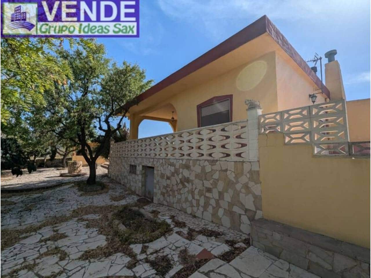 3 slaapkamer Finca/Landhuis te koop in Sax met zwembad garage - € 197.000 (Ref: 10054526)