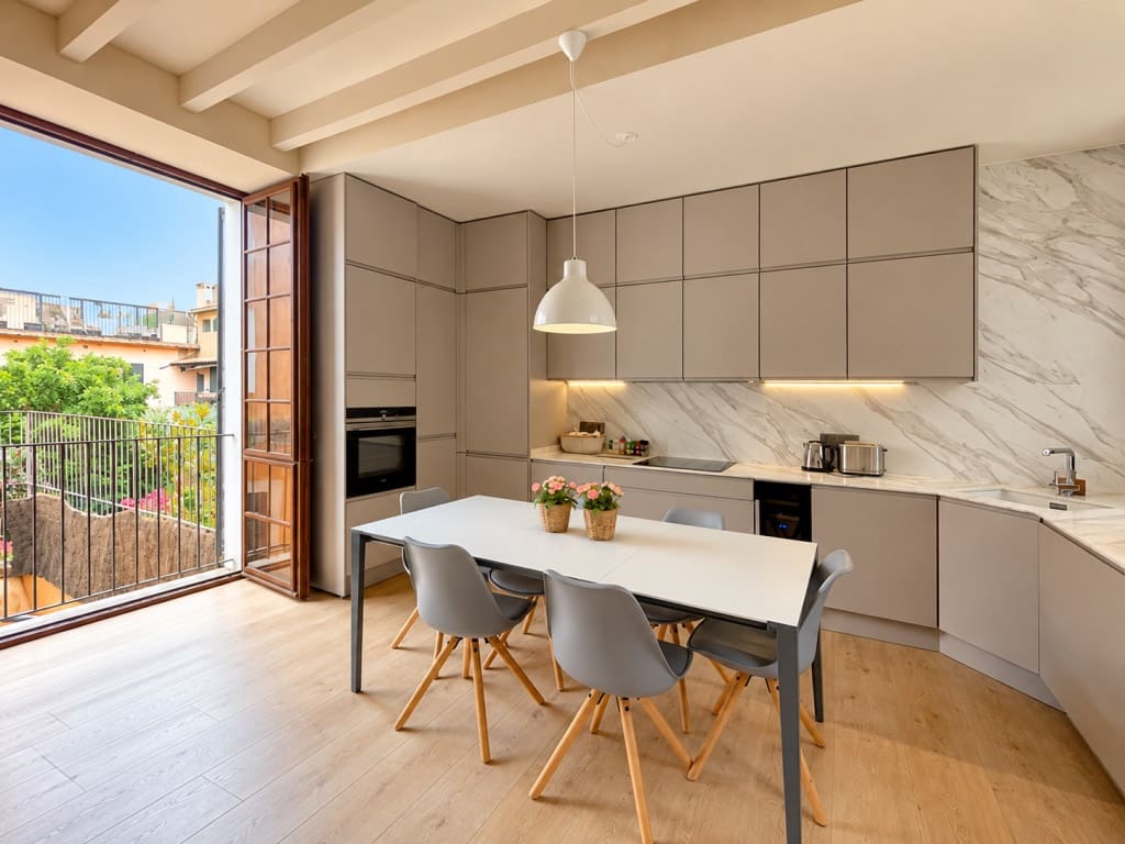 2 sovrum Lägenhet att hyra i Palma de Mallorca med garage - 4 000 € (Ref: 9219292)