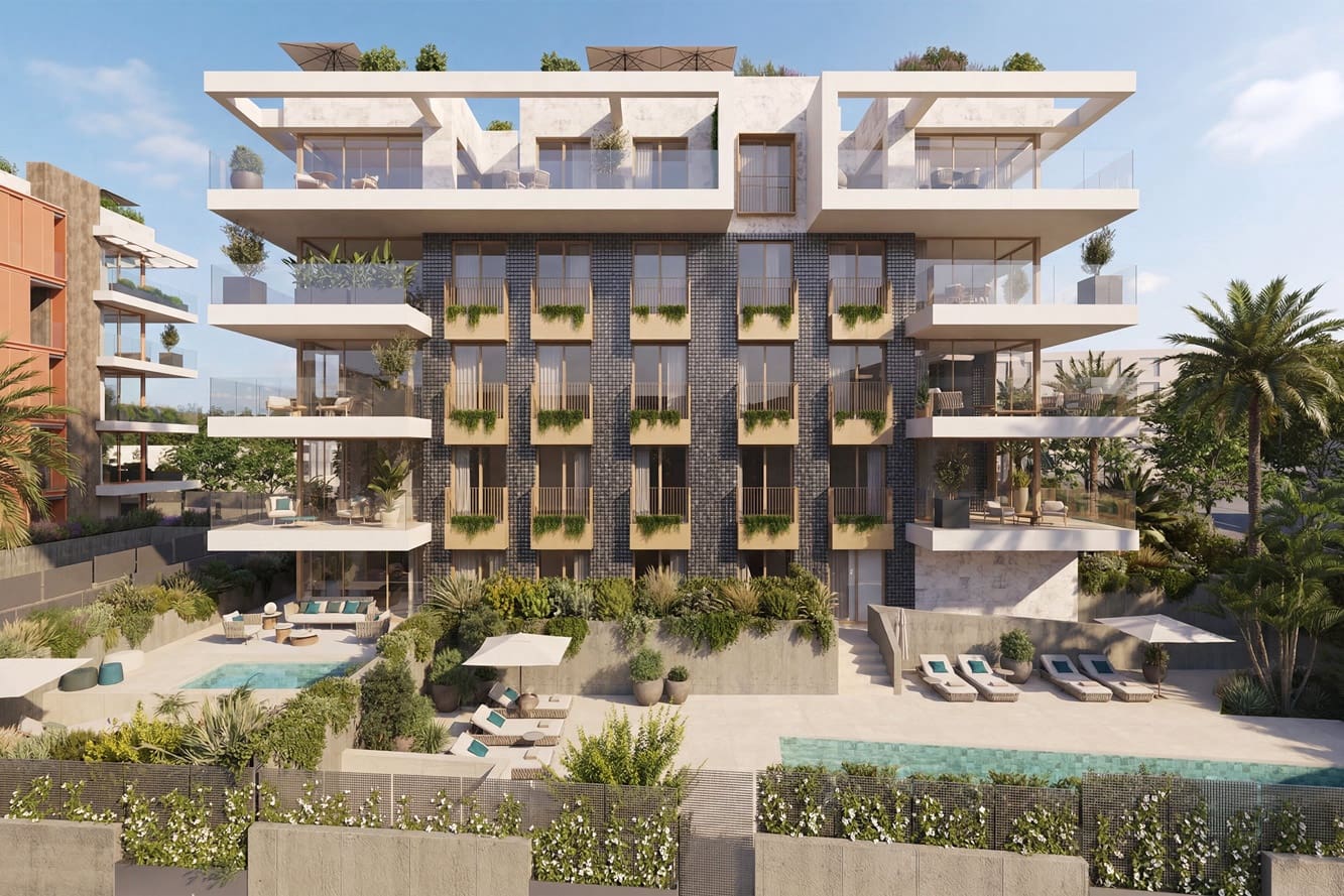 Apartamento de 2 habitaciones en Palma de Mallorca en venta con piscina garaje - 730.000 € (Ref: 10046033)