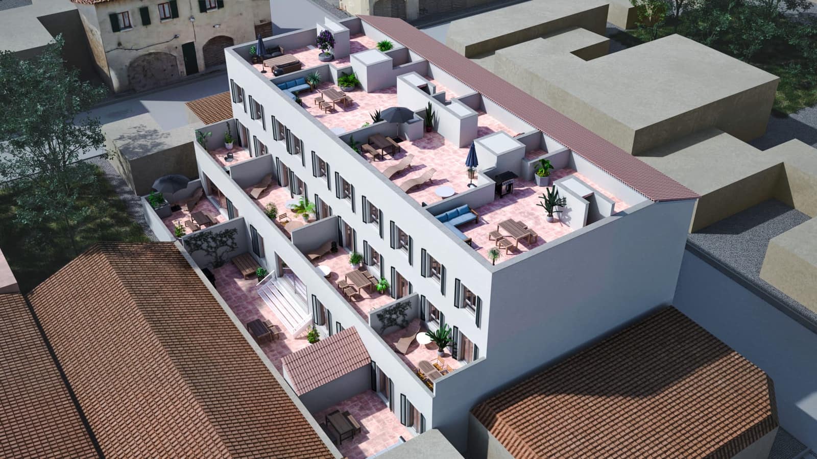 2 makuuhuone Kattohuoneisto myytävänä paikassa Campos mukana 
autotalli - 422 000 € (Ref: 10046047)