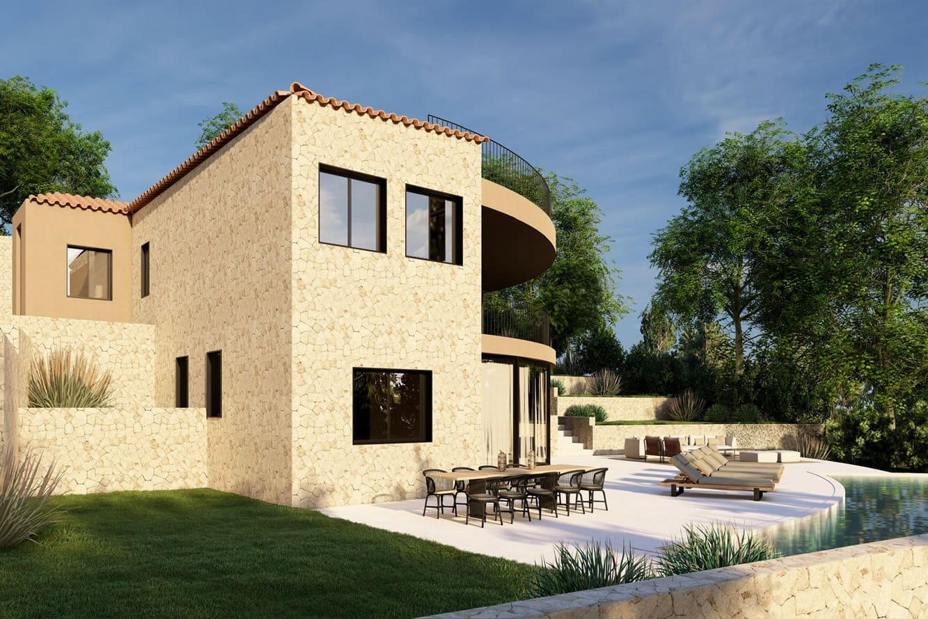 Chalet de 5 habitaciones en Santa Ponsa en venta con piscina - 3.800.000 € (Ref: 10080151)