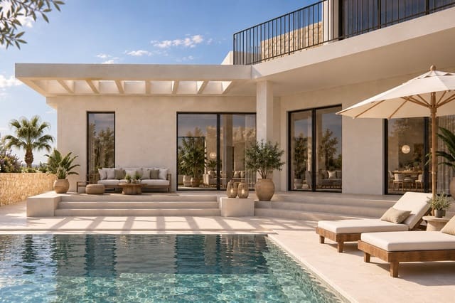 4 sypialnia Willa na sprzedaż w Santa Ponsa, Calvià z basenem garażem - 4 800 000 € (Ref: 10088717)