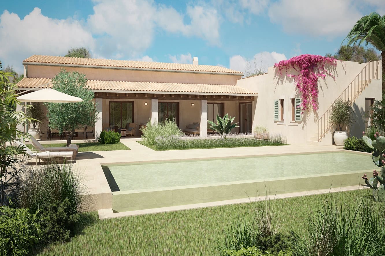 4 soveværelse Finca/Landehus til salg i Santanyi med swimmingpool - € 2.650.000 (Ref: 7290380)