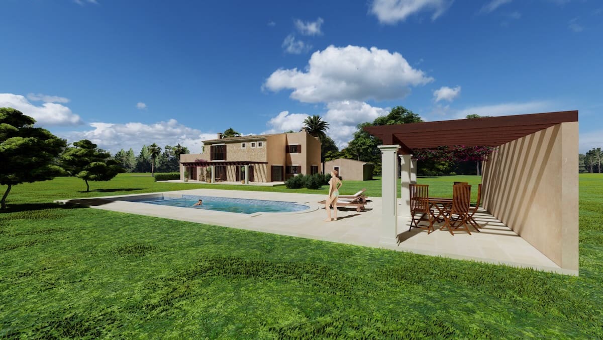 4 sypialnia Finka/Dom wiejski na sprzedaż w Felanitx z basenem - 1 950 000 € (Ref: 7801008)