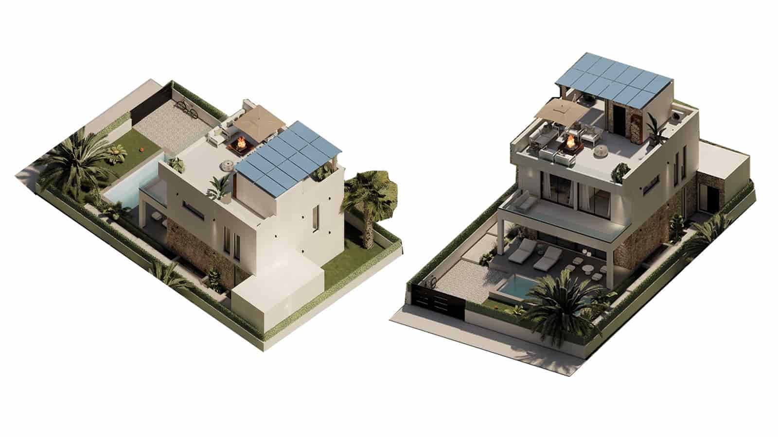 Chalet de 3 habitaciones en Sa Rapita / La Rapita en venta con piscina - 1.200.000 € (Ref: 9000722)