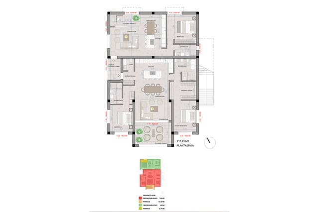 1 soveværelse Lejlighed til salg i Santa Ponsa, Calvià med swimmingpool - € 635.000 (Ref: 9015894)