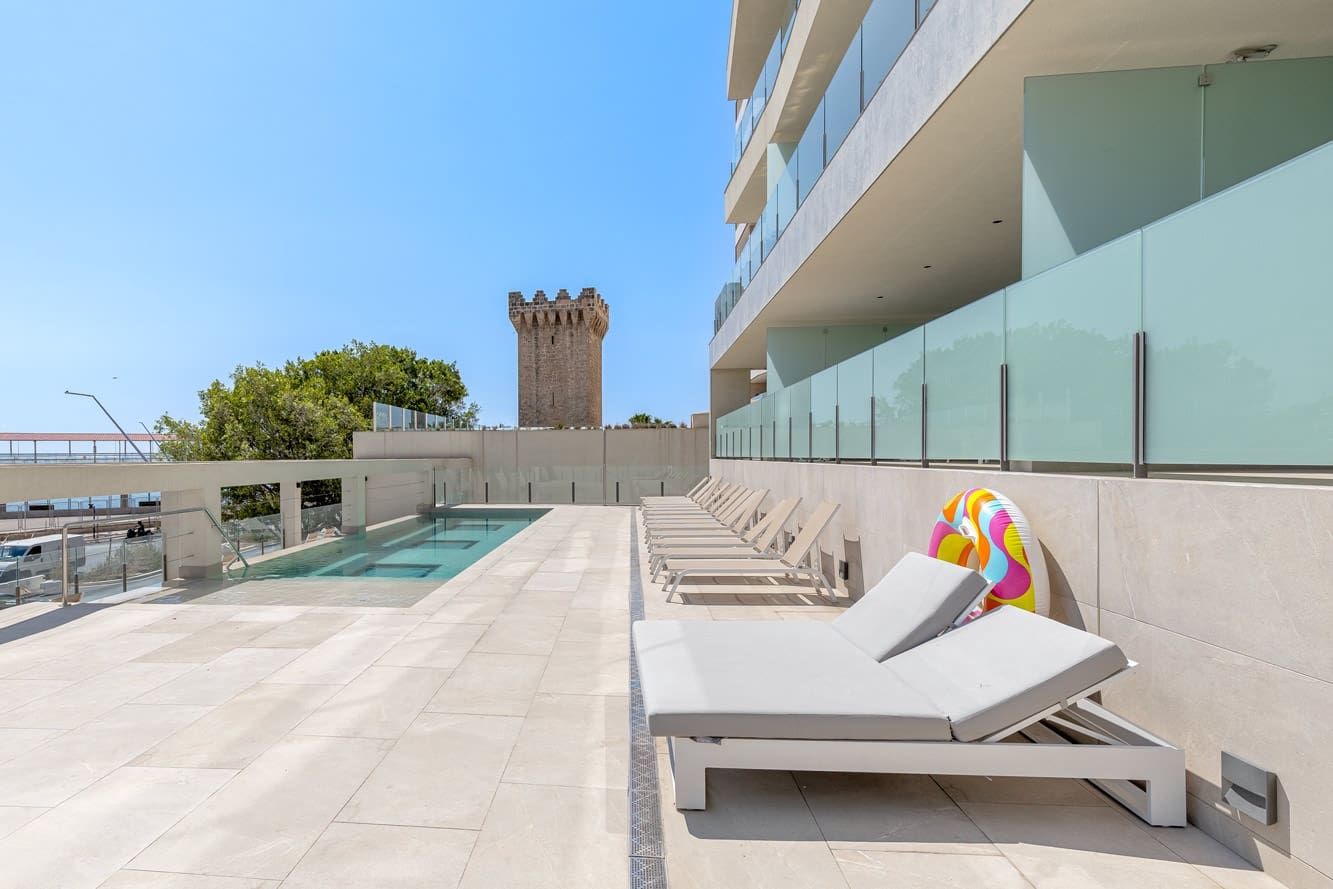 3 soveværelse Lejlighed til salg i Palma de Mallorca med swimmingpool garage - € 2.890.000 (Ref: 9147985)