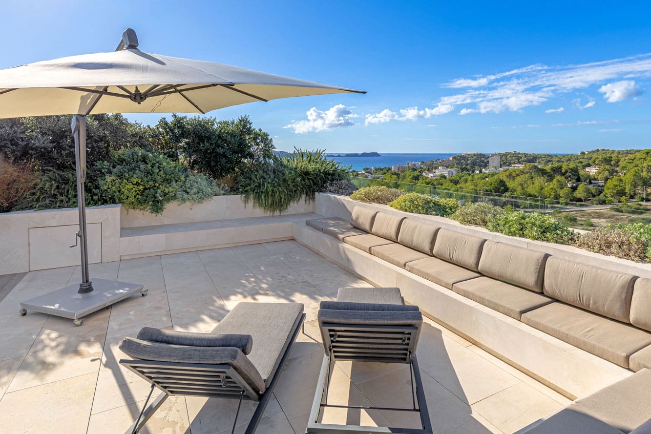 3 quarto Penthouse para venda em Peguera / Paguera com piscina - 2 750 000 € (Ref: 9273148)