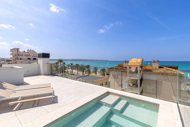 2 quarto Penthouse para venda em Playa de Palma, Palma de Mallorca com piscina - 1 675 000 € (Ref: 9340199)
