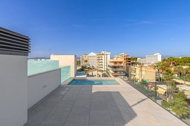 2 soveværelse Penthouse til salg i Playa de Palma, Palma de Mallorca med swimmingpool - € 1.450.000 (Ref: 9394434)