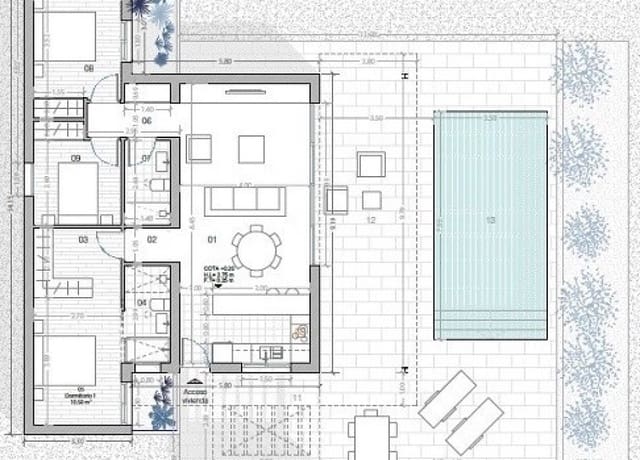 3 soveværelse Finca/Landehus til salg i Ricote med swimmingpool garage - € 299.000 (Ref: 8317637)