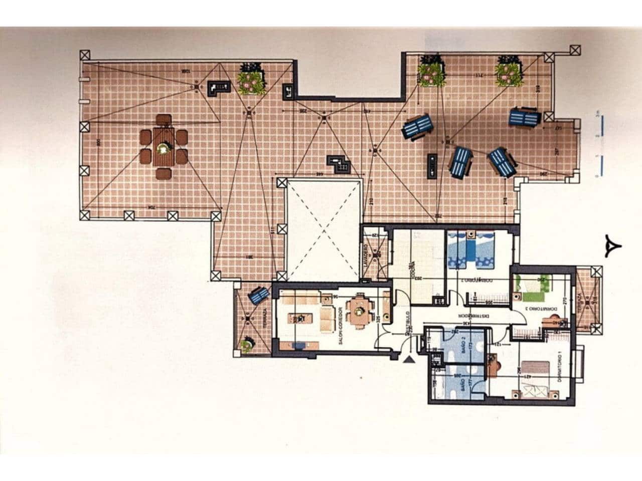 3 sypialnia Penthouse na sprzedaż w Salobrena z basenem garażem - 379 000 € (Ref: 10033378)