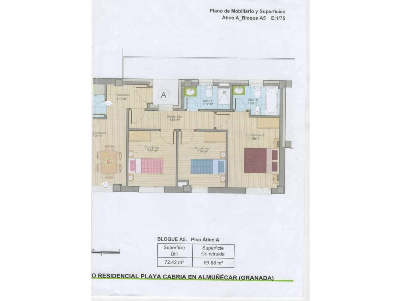 3 chambre Appartement à vendre à Almunecar avec piscine garage - 320 000 € (Ref: 9400347)