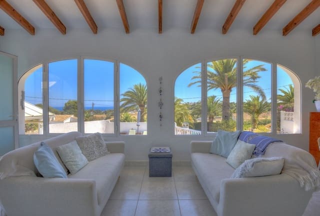 3 sypialnia Willa na sprzedaż w Moraira, Teulada-Moraira z basenem garażem - 915 000 € (Ref: 10008044)