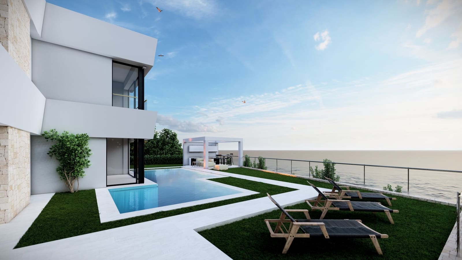 Chalet de 4 habitaciones en Moraira en venta con piscina - 2.440.000 € (Ref: 6531621)