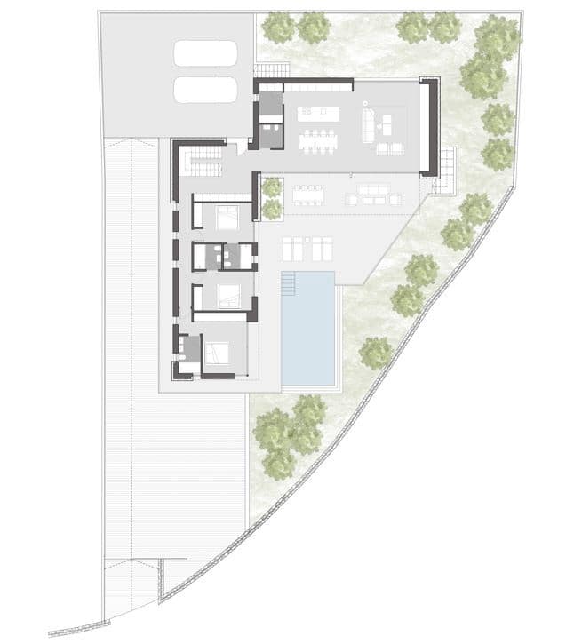 4 makuuhuone Huvila myytävänä paikassa Moraira mukana uima-altaan 
autotalli - 1 995 000 € (Ref: 6607855)