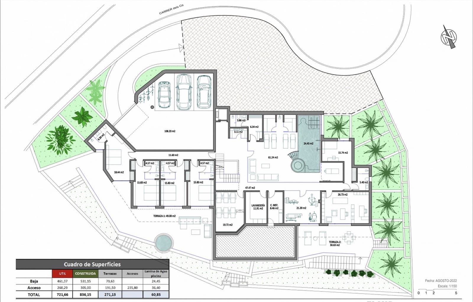 6 Zimmer Villa zu verkaufen in Benissa mit Pool Garage - 4.250.000 € (Ref: 8469415)