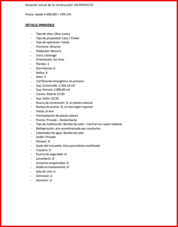 6 bedroom Villa for sale in Moraira with pool - € 4,500,000 (Ref: 8491418)