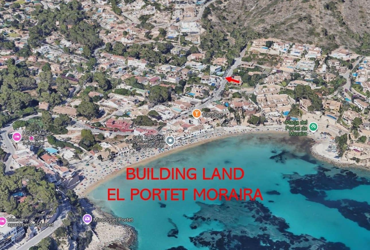 Teren niezagospodarowany na sprzedaż w Moraira - 800 000 € (Ref: 8598115)