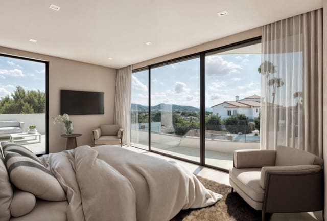4 soverom Villa til salgs i Moraira, Teulada-Moraira med svømmebasseng garasje - € 1 850 000 (Ref: 8678671)
