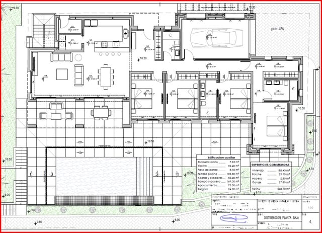 4 bedroom Villa for sale in Calpe / Calp with pool - € 1,750,000 (Ref: 8852287)
