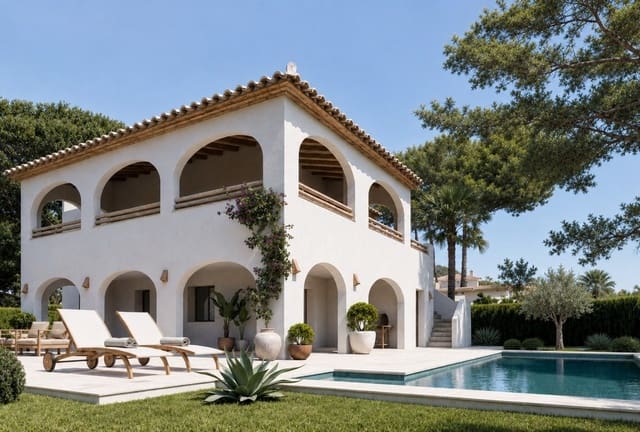 4 sypialnia Willa na sprzedaż w Moraira, Teulada-Moraira z basenem - 1 600 000 € (Ref: 8853027)